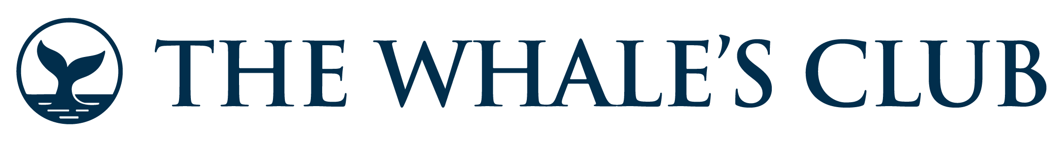 THE WHALE'S CLUB Logo